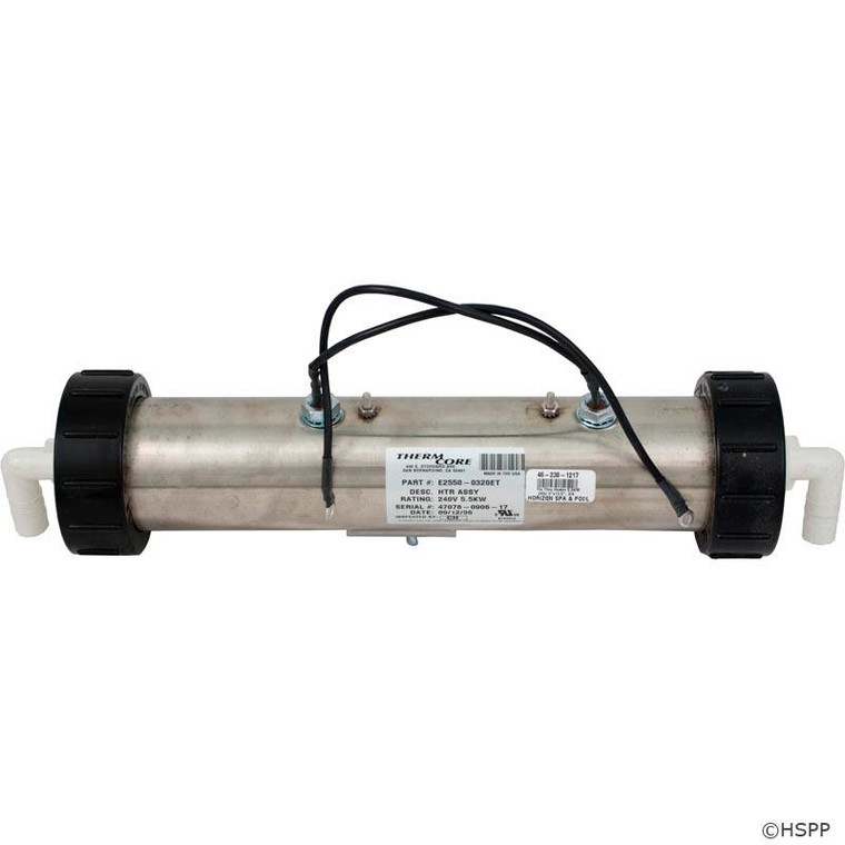 13.5" Therm Products Heater Assy, 3", 230V, 5.5KW, 90Deg Tailpice (E2550-0320ET)