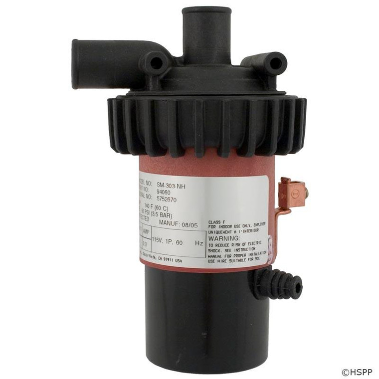 Pump, Circulation, Laing SM-303, 115v, 3/4" Barb, OEM (1)