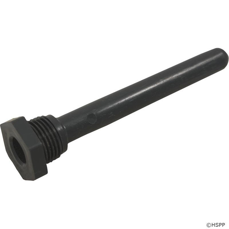 Thermowell, 1/2" Male Pipe Thread, 5/16" Diameter, 4", PVC