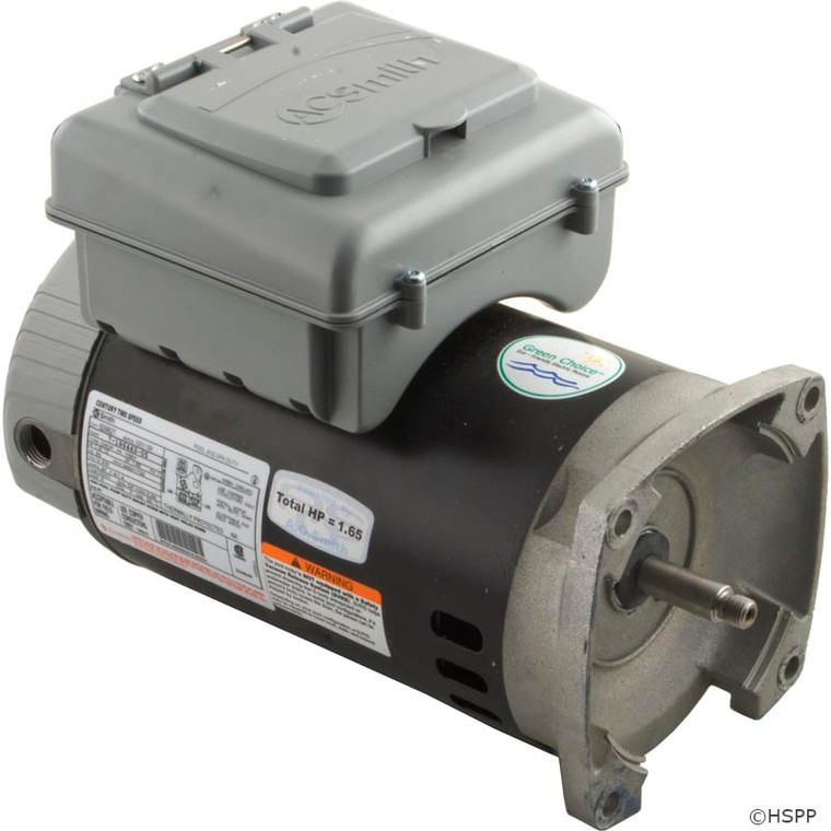 Motor, Century,1.0hp,230v,2-Spd,56Yfr,SQFL,2-Green