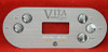 109259, Vita Spas Topside Overlay, 5 Button, for TP600 109242, 2P, Lt