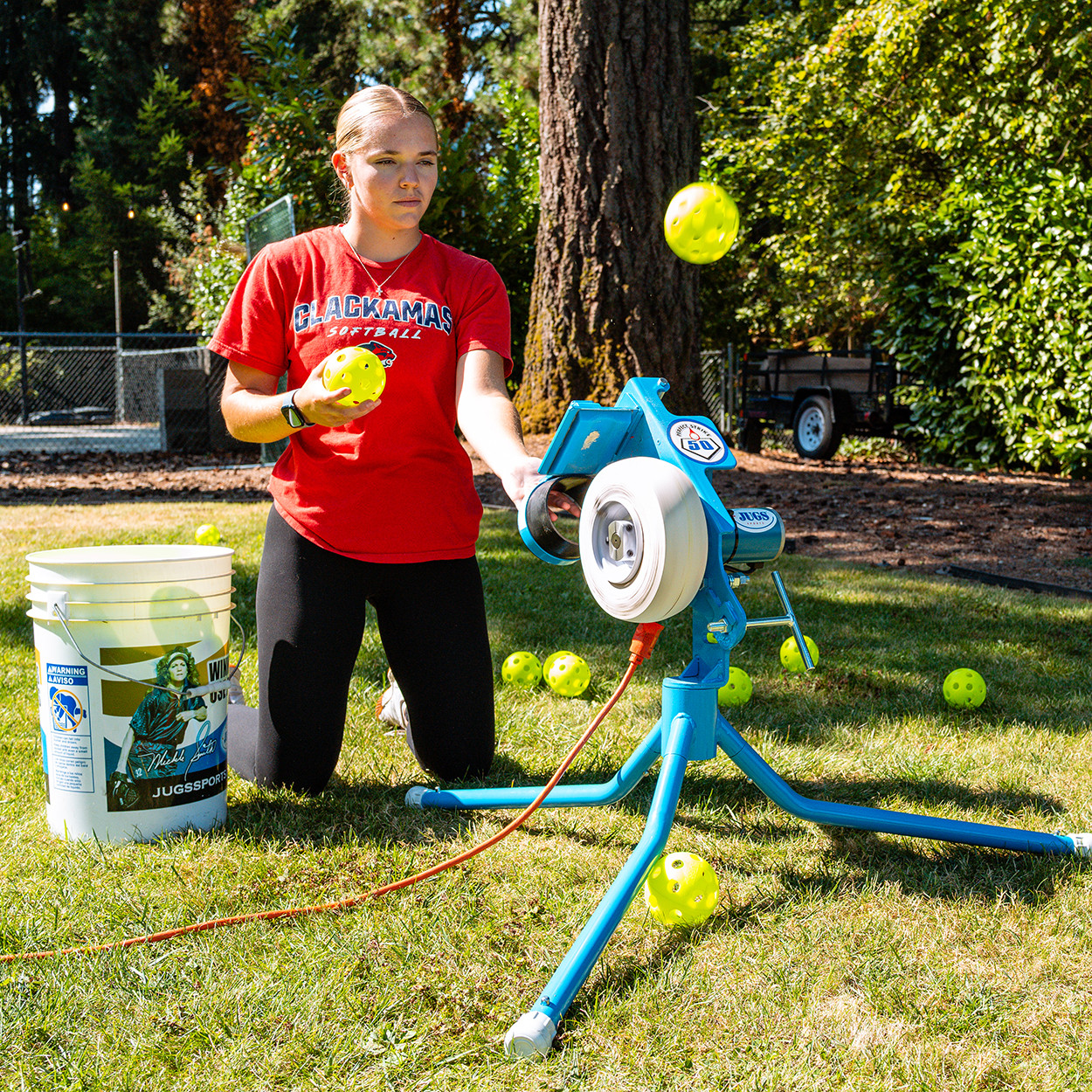 PS50™ Baseball and Softball Pitching Machine - Jugs Sports