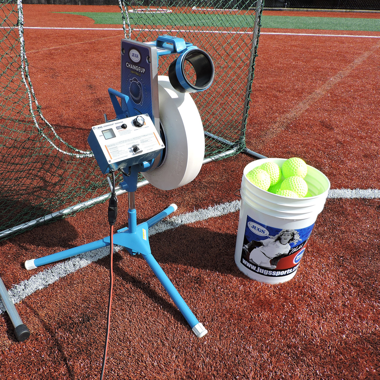 Changeup Super Softball™ Pitching Machine - Jugs Sports