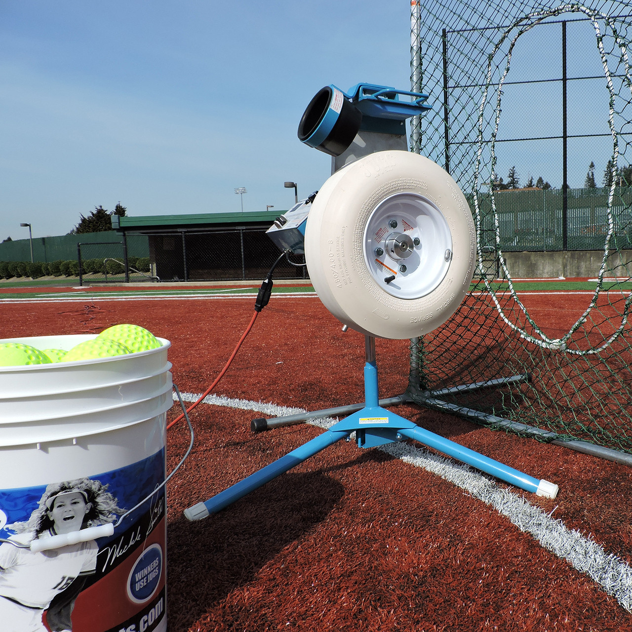 VTG APG Corp Super-C-Mallet ブロンズ34inch Changeup Super Softball™ Pitching Machine - Jugs Sports
