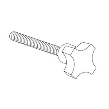 Lock Knob 1/2-Inch: Combo Pitching Machine - Jugs Sports