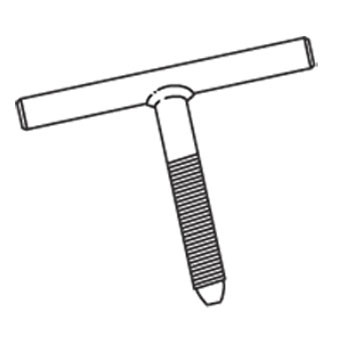 Horizontal T-Handle: BP1/Super/Softball/Jr. Pitching Machines
