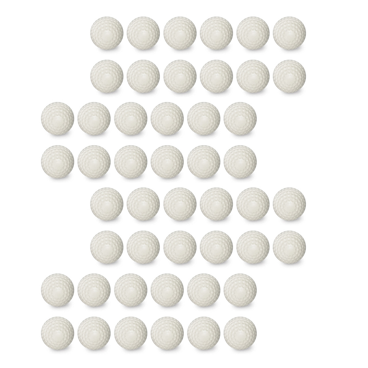 Bucket of JUGS White Dimpled Sting-Free Baseballs - Jugs Sports