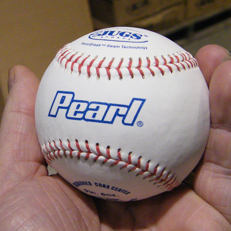 Big Blue Bucket—Pearl Baseballs - Jugs Sports