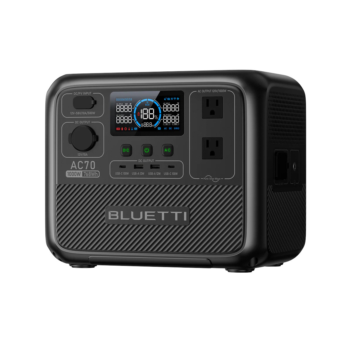 Bluetti AC70 Power Station - Thumbnail 3