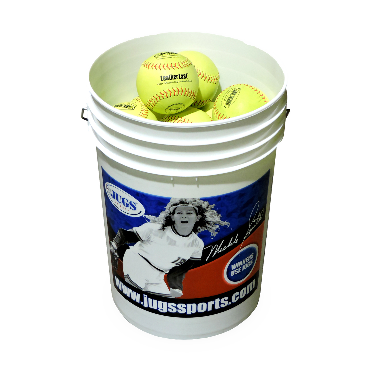 Lot De 11 Balles De Softball JUGS Gameball B205 - 12 Pouces, Jaune Dimple - Parfait Pour L'entraînement
