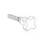 Lock Knob 3/8-Inch: Combo Pitching Machine