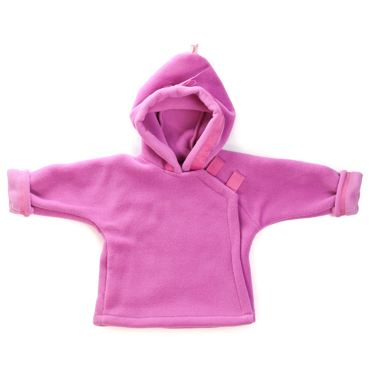 bright pink fleece jacket