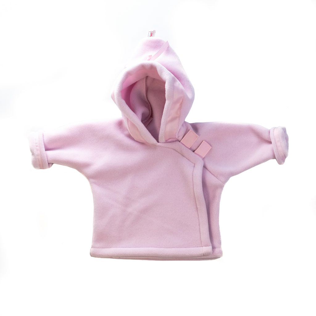 light pink fleece jacket