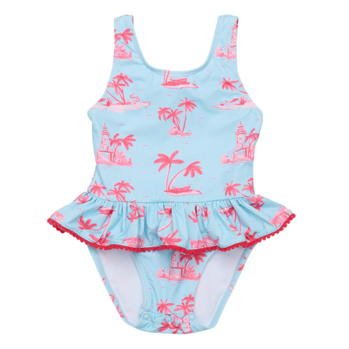 Lighthouse Island Skirted Swimsuit