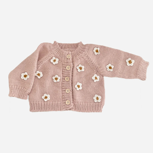 Blush Flower Cardigan - Toddler