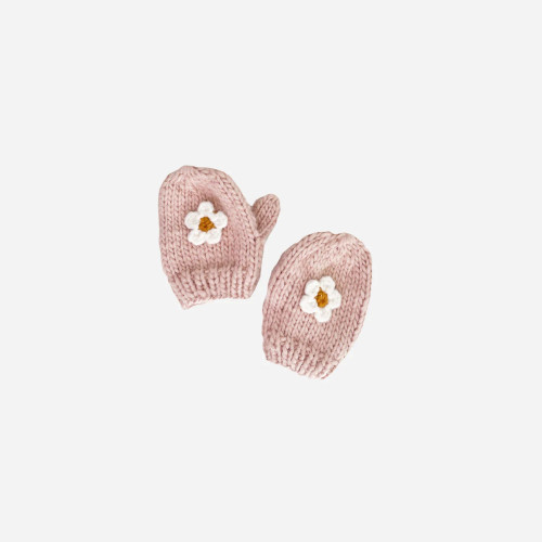 Blush Flower Mittens