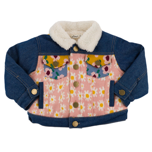 Quilted Heart Denim Jacket - Toddler