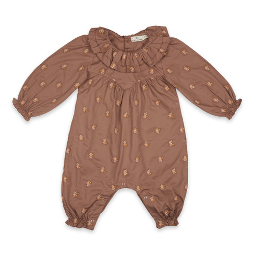 Floral Print Coco Baby Romper
