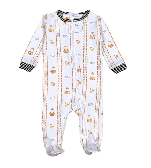 Peek-a-Boo Halloween Footie
