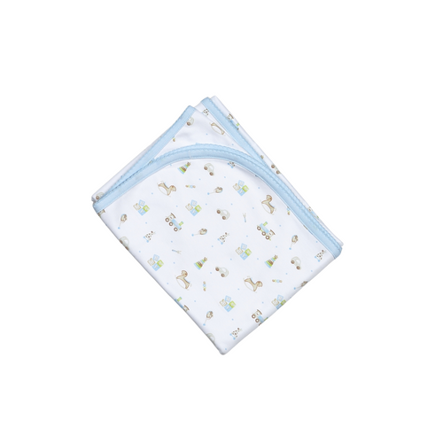 Blue Baby Toys Blanket