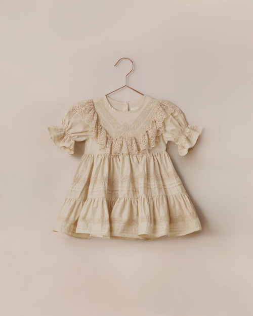 Genevieve Dress | Ecru - Toddler