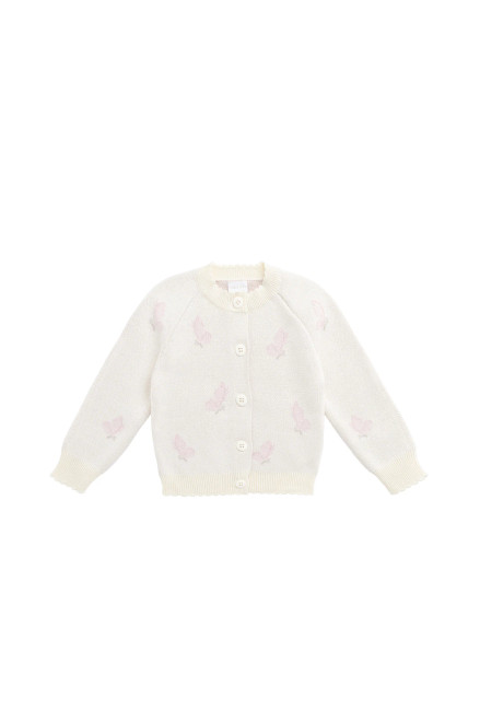 Butterfly Jacquard Cardigan