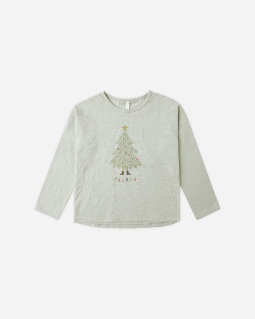 Green Christmas Tree Long Sleeve Tee - Toddler