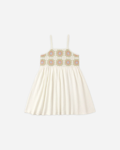 Citron Daisy Crochet Sundress - Toddler