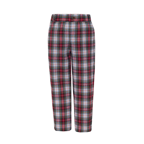 Red & White Plaid Pants