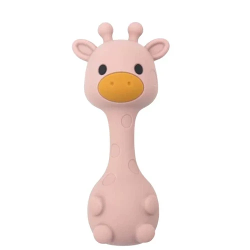 Silicone Giraffe Rattle | Registry Item For J+S
