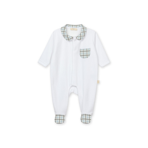 Checkered Collar Footie | Registry Item For A+A