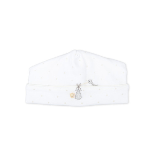 Worth The Wait Embroidered Hat -  White