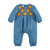 Smocked Denim Longall