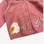 Floral Bird Embroidered Baby Knit Cardigan