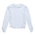 White Rouched Long Sleeve Rash Top