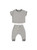 Terry Grey Stripe 2pc Set