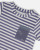 Organic Cotton Navy Striped Top And Short Set