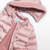 Satin Fur Puffer Jacket - Pink Satin Fur Puffer Jacket - Pink