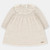 Beige Scallop Knit Dress