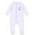 Boo Crew Applique Blue Footie