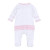 Boo Crew Applique Pink Footie