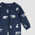 Navy Polar Bear Footie