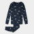 Navy Holiday Dinosaur Pajamas - Toddler