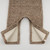Kangaroo Pocket Romper - Brown