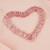 Pink Velvet Ruffle Heart Long Sleeve Tee