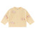 Cream Bows Fuzzy Edge Pullover - Toddler