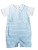 Blue Stripe Overall Set
