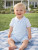 Blue Stripe Overall Set