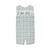 Blue and Green Gingham Golf Smocked Jon Jon