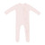 Ribbed  Ruffle Zip Footie